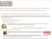 Tablet Screenshot of eldoradonetworks.com